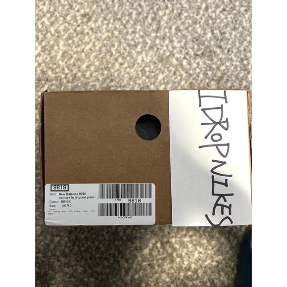 New Balance 9060 x  Exclusive Brown Leopard Unisex Shoes - Damaged box main image 4